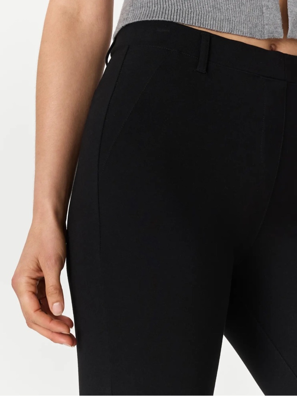 Quince Ultra-Stretch Ponte Bootcut Pant - Picture 2 of 7